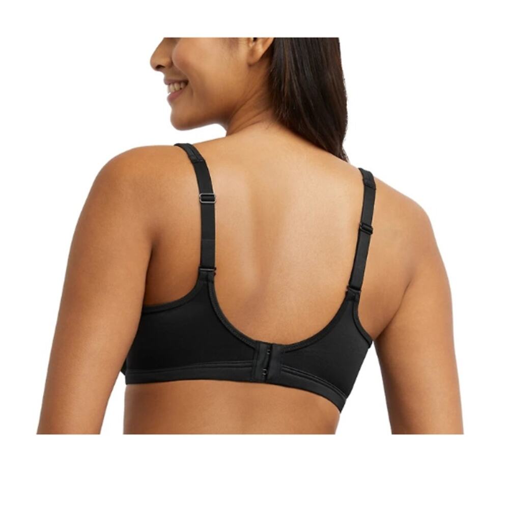 New Bali Women's Black One Smooth U Lace Minimizer Bra Size 36C - Picture 2 of 7